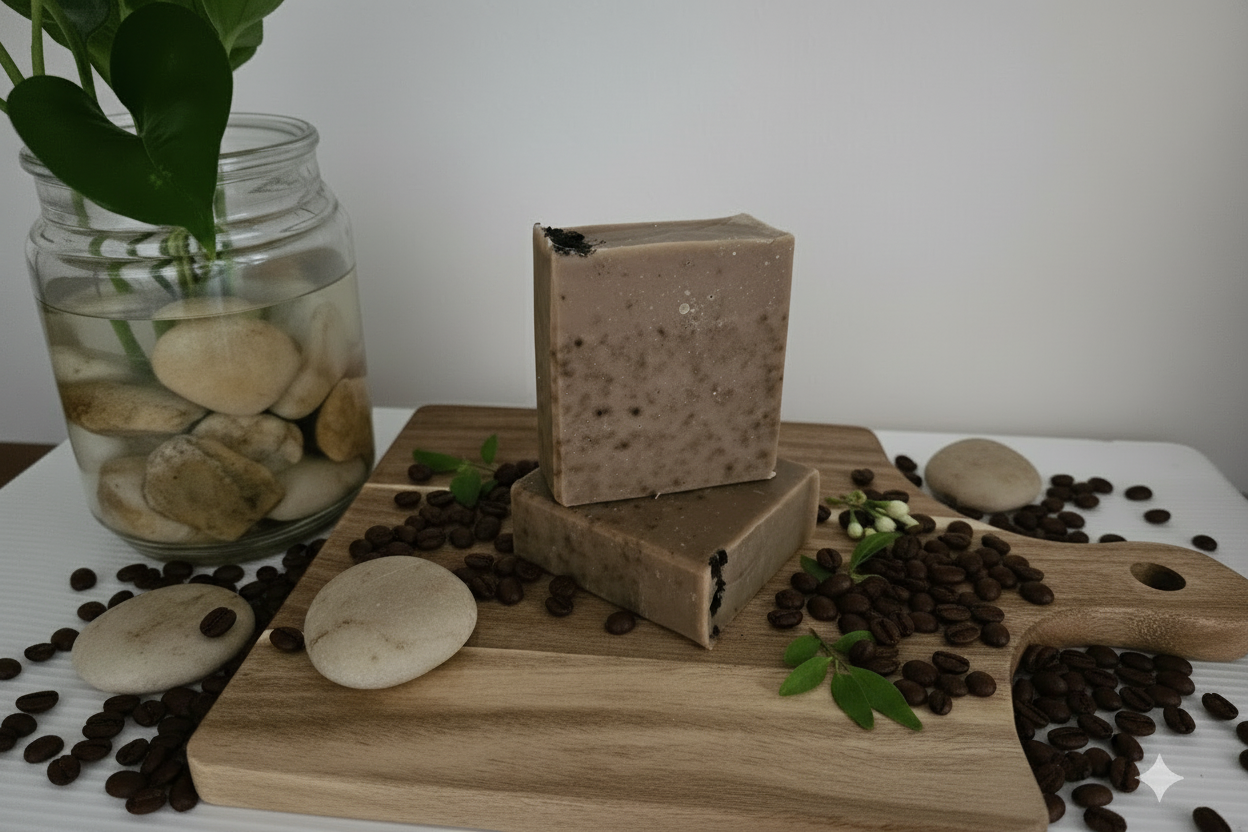 Creamy Coffee Scrub Soap