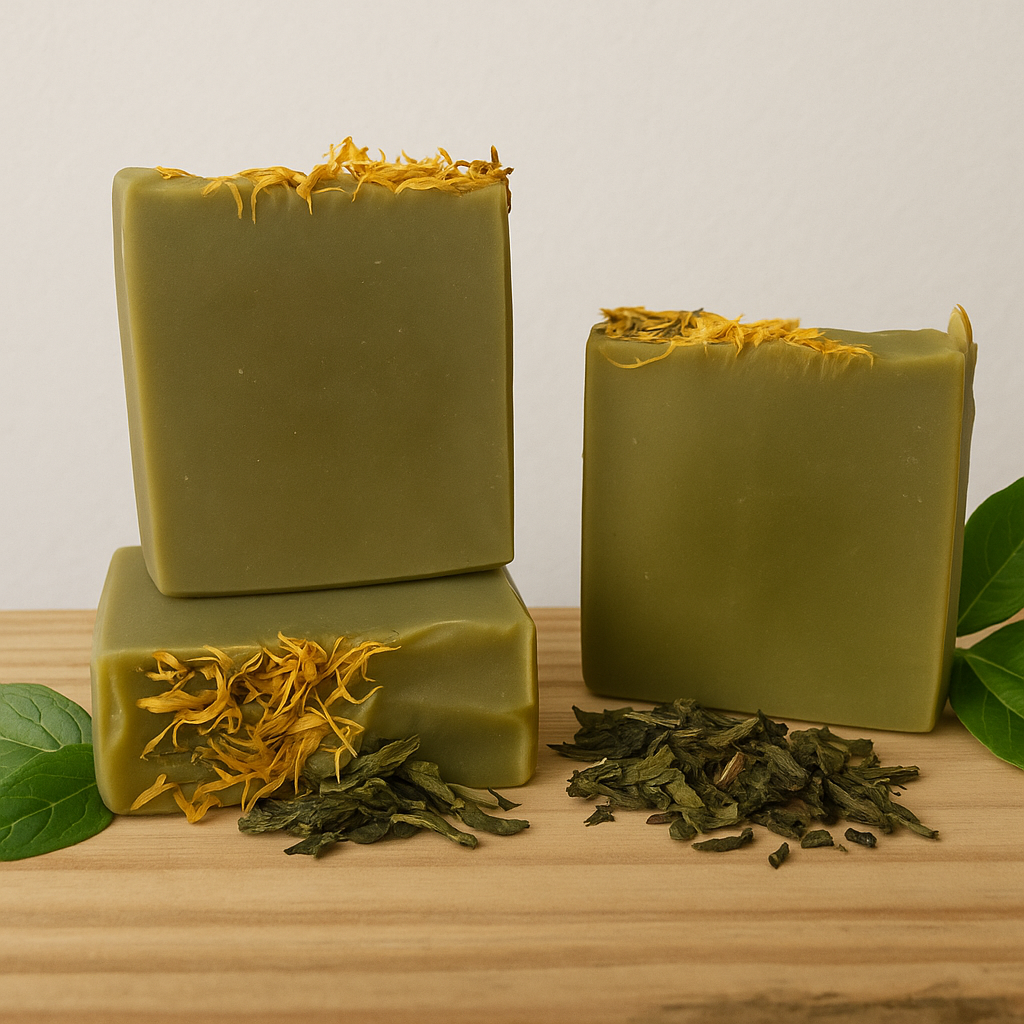 GREEN TEA & PEPPERMINT SOAP